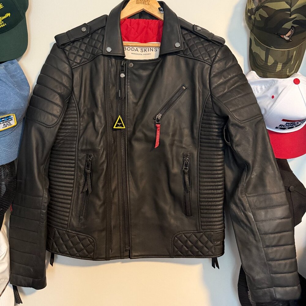 Boda Skins Men's Leather Jacket (New Without Tags)